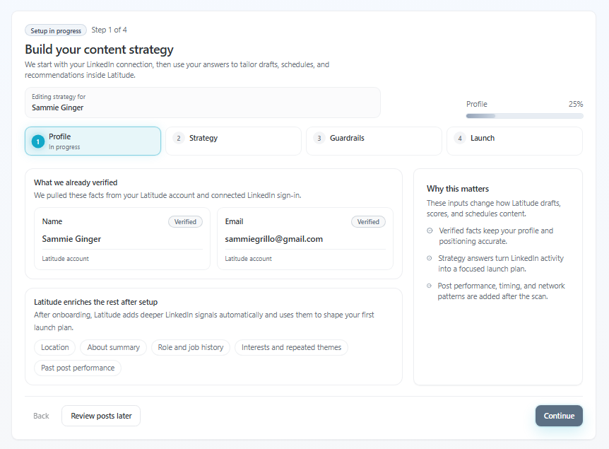 Content Strategy Screenshot